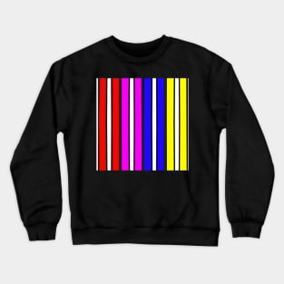 Bright candy stripes Crewneck Sweatshirt